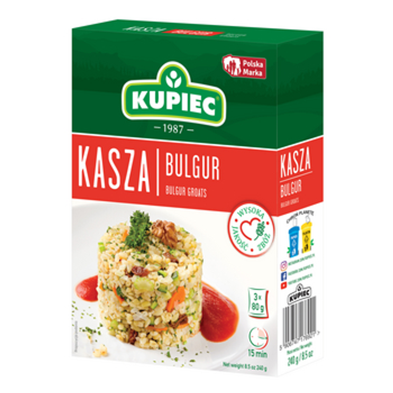Kupiec Kasza bulgur 3x80g
